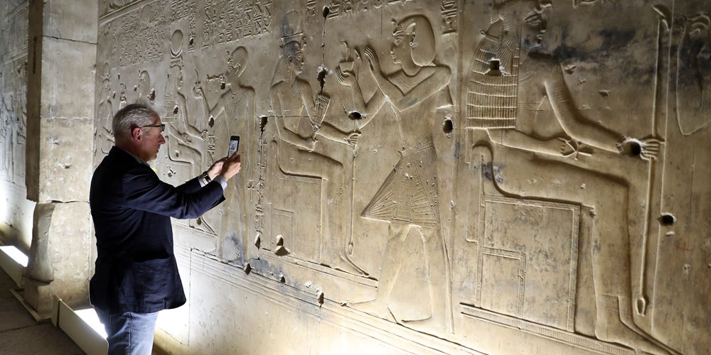 Экскурсия по Поминальному храму Сети I в Египте