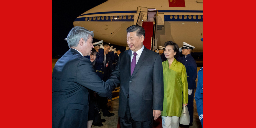 Си Цзиньпин прибыл в Бразилию для участия в 11-й встрече руководителей стран БРИКС