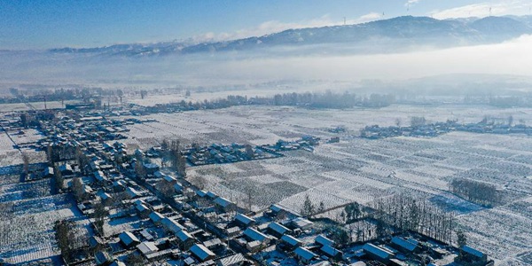 Зимний сказочный пейзаж в Юго-Западном Китае