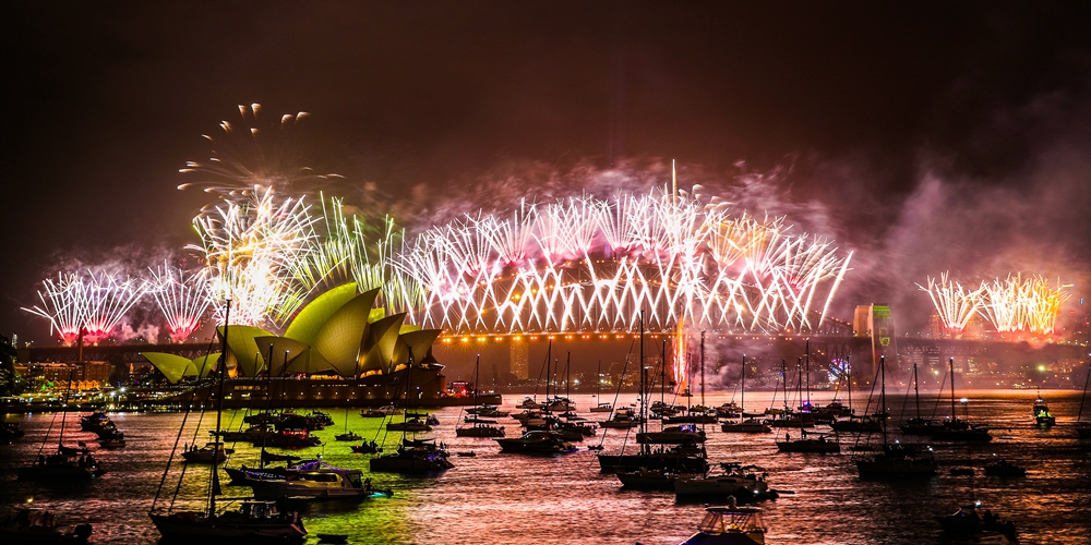 Празднование Нового года в Сиднее