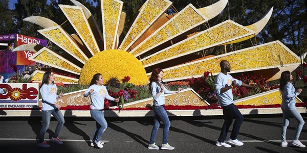 В Лос-Анджелесе устроили Парад роз в честь Нового года