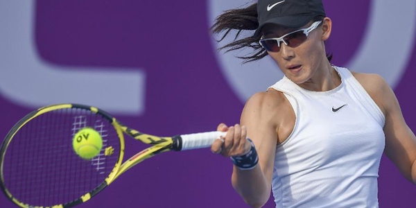 Китаянка Чжэн Сайсай вышла в третий раунд турнира WTA в Дохе