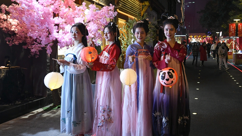 Новогодняя ярмарка по случаю праздника Весны в г. Чэнду