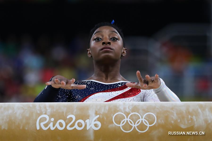 /Олимпиада-2016/ Американская женская сборная по спортивной гимнастике завоевала  золото на Олимпиаде в Рио-де-Жанейро
