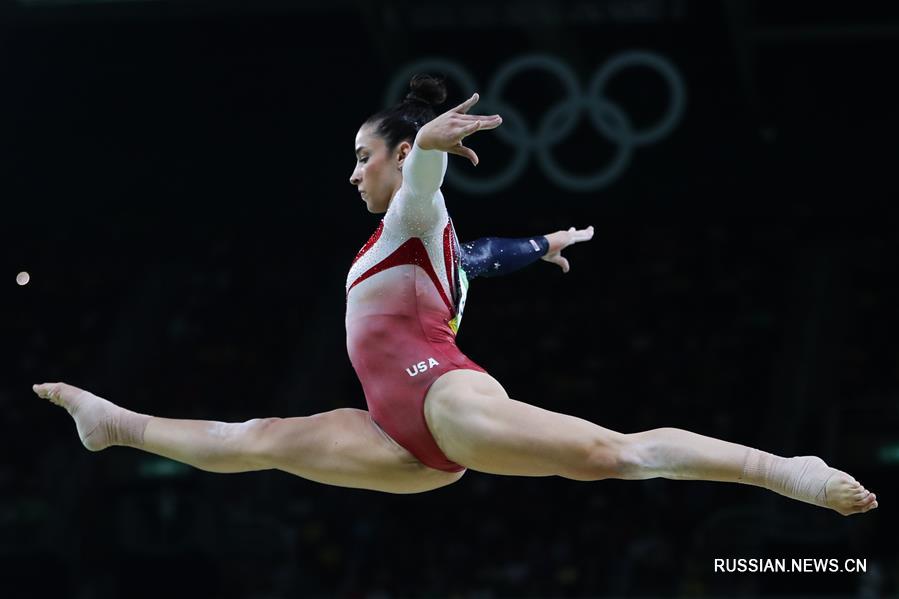 /Олимпиада-2016/ Американская женская сборная по спортивной гимнастике завоевала  золото на Олимпиаде в Рио-де-Жанейро