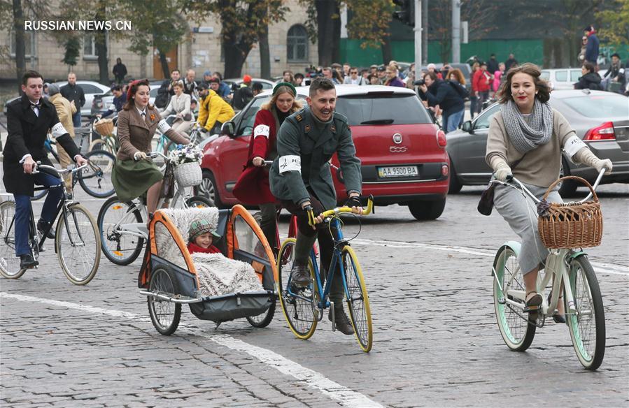 Велопарад "Ретро-круиз" в Киеве