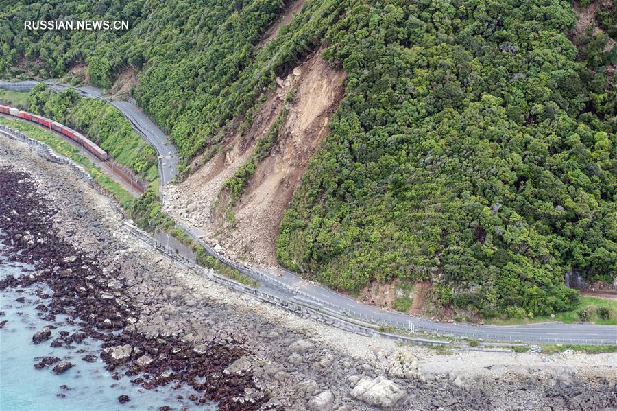 Последствия землетрясения в Новой Зеландии 
