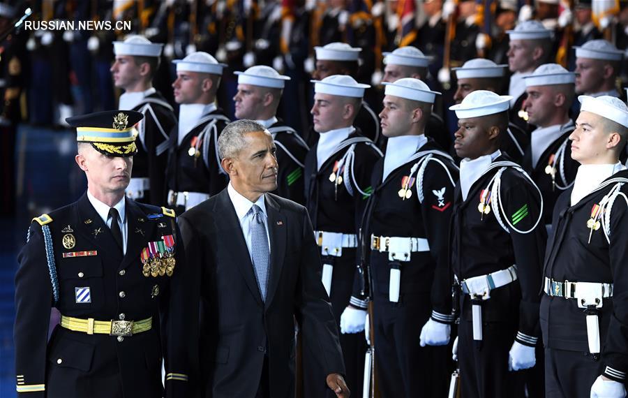 Военное командование США устроило проводы Б. Обаме 
