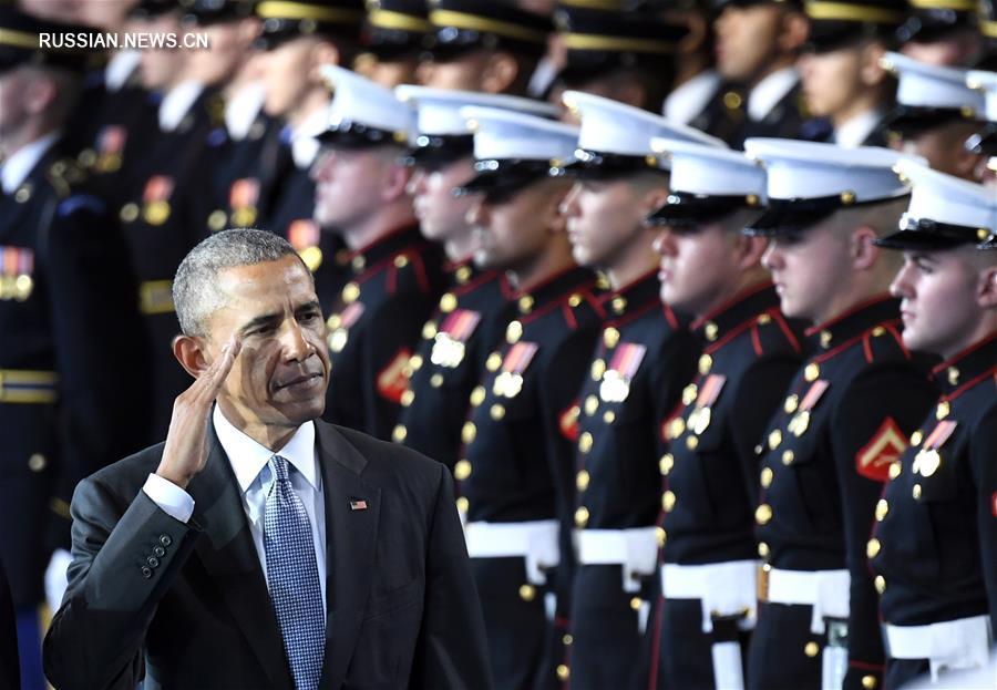 Военное командование США устроило проводы Б. Обаме 