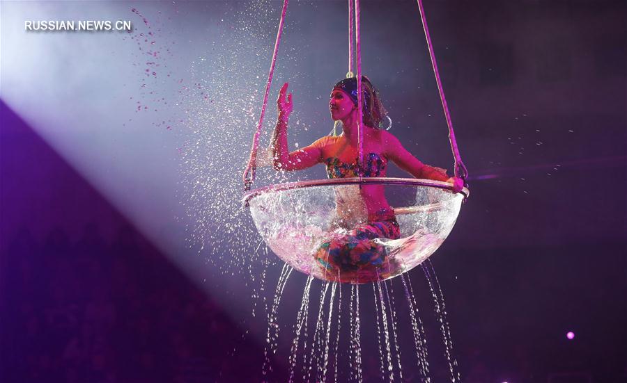 "Вода и огонь" -- новое представление в Национальном цирке Украины