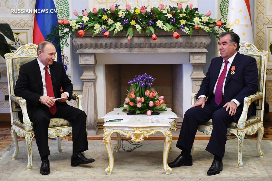 В Душанбе прошла встреча президентов Таджикистана и России