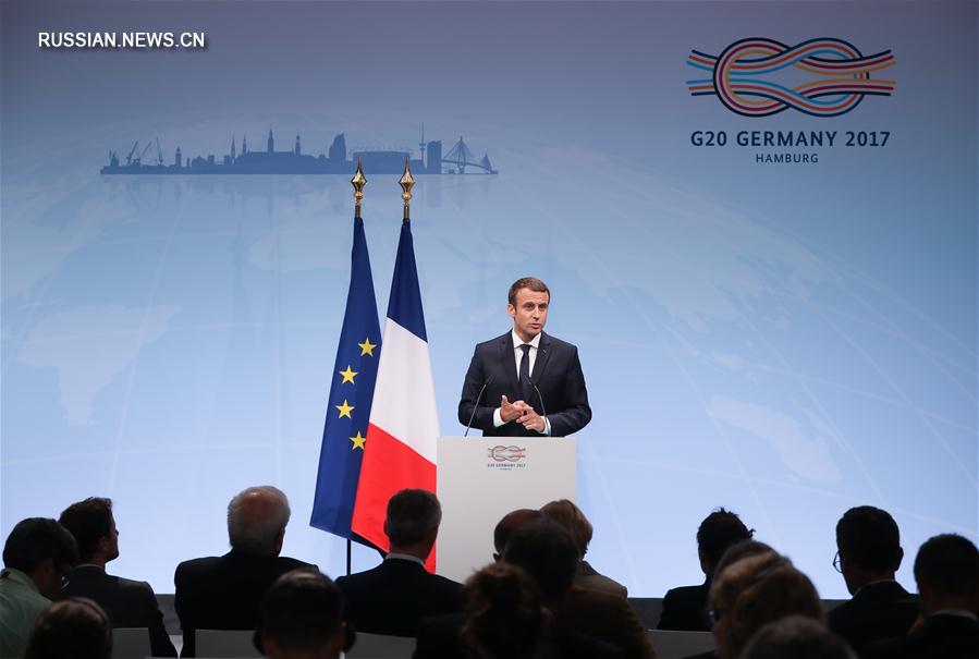 Пресс-конференция саммита G20 в Гамбурге