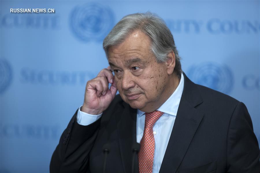 Генсек ООН подчеркнул необходимость политического урегулирования ядерной проблемы  Корейского полуострова