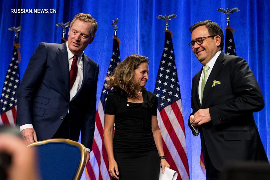 В Вашингтоне стартовал первый раунд переговоров по пересмотру НАФТА