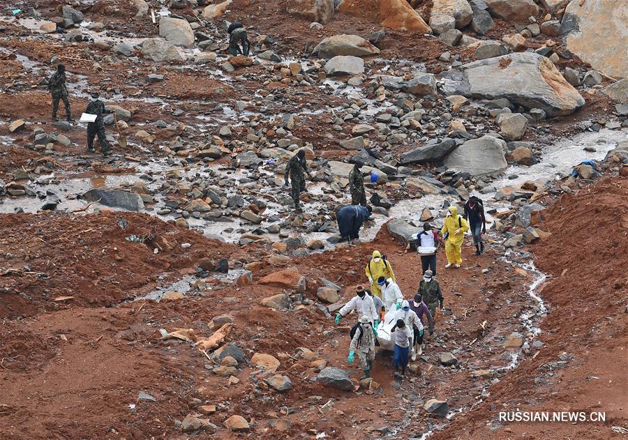 Число жертв наводнений и селевых потоков в Сьерра-Леоне превысило 400 человек 