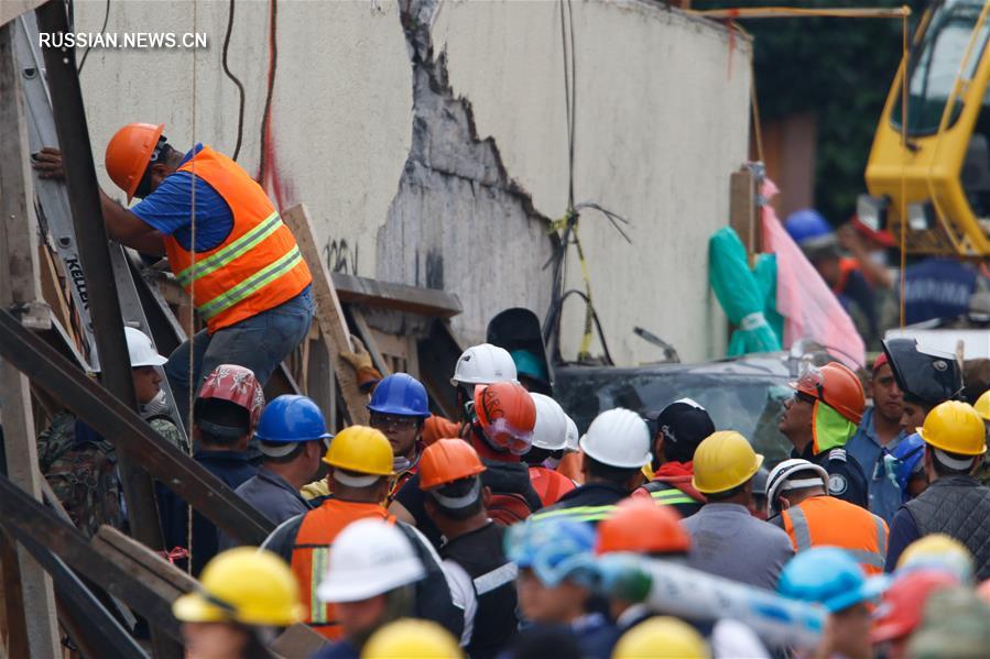 Число погибших в результате землетрясения в Мексике возросло до 273 человек 