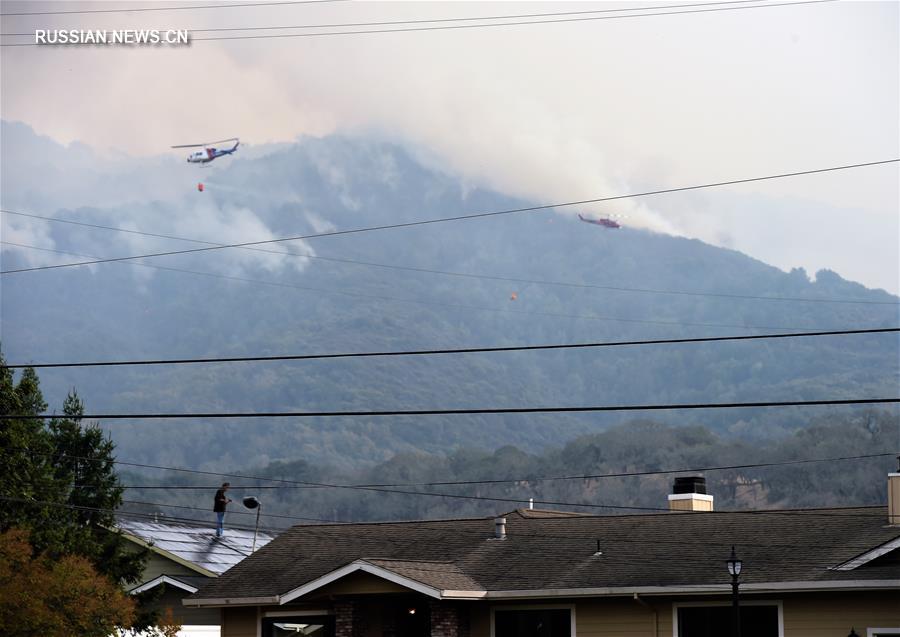 Пожар в Калифорнии распространяется, 15 человек погибли