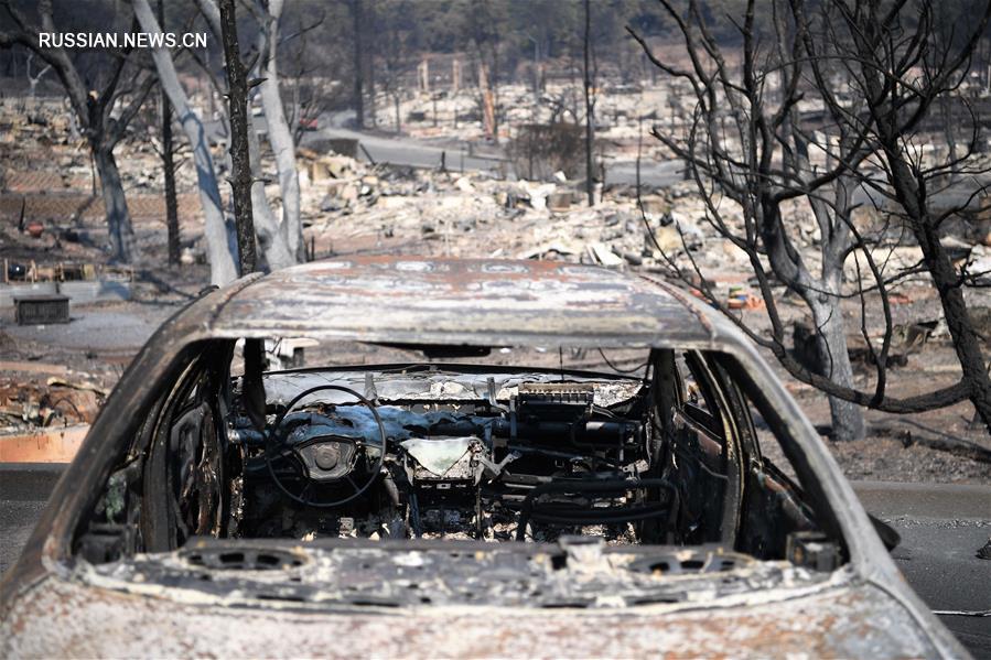 Лесные пожары в американском штате Калифорния уже унесли жизни 40 человек 