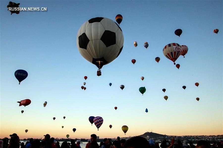 Фестиваль воздушных шаров в Мексике