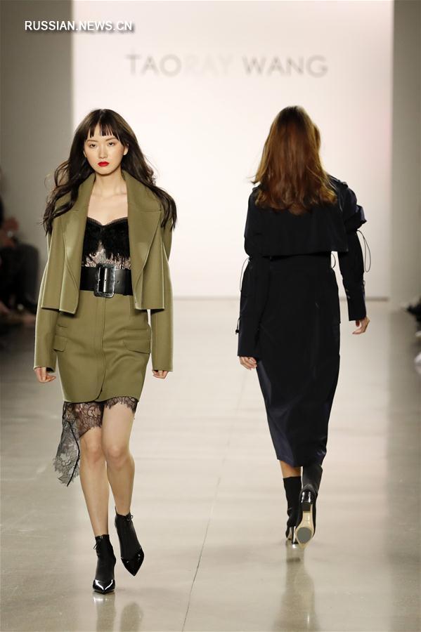 Коллекция от китайского бренда Taoray Wang на Нью-Йоркской неделе моды