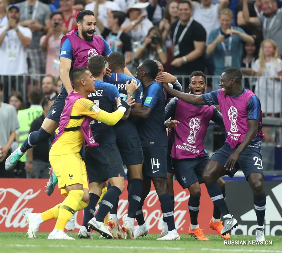 Футбол -- ЧМ-2018, финал: К.Мбаппе довел преимущество французов до крупного