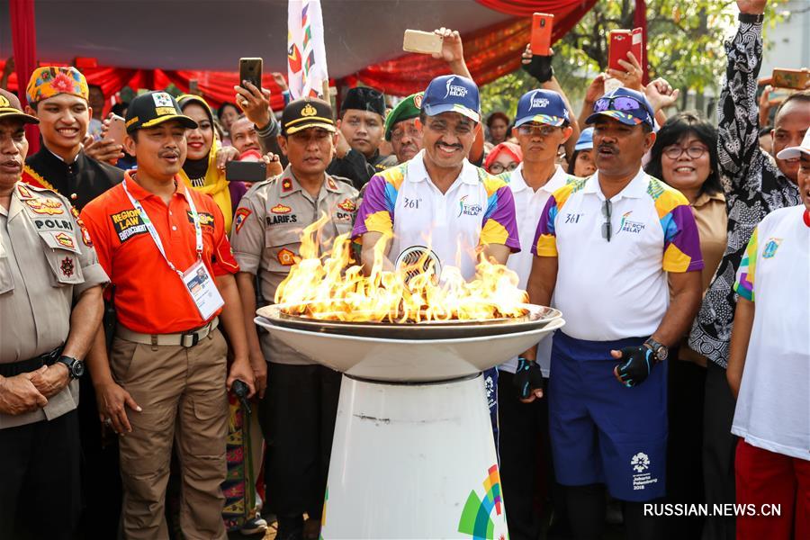 Эстафета огня 18-х Азиатских игр состоялась в Джакарте 