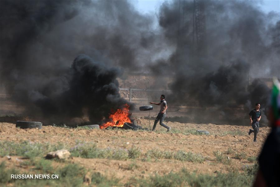 Двое палестинцев погибли в столкновених с военными Израиля