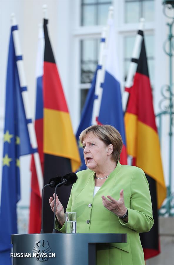 В Германии завершились переговоры Меркель и Путина