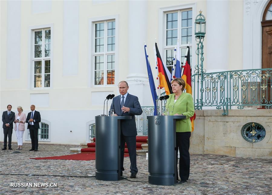 В Германии завершились переговоры Меркель и Путина