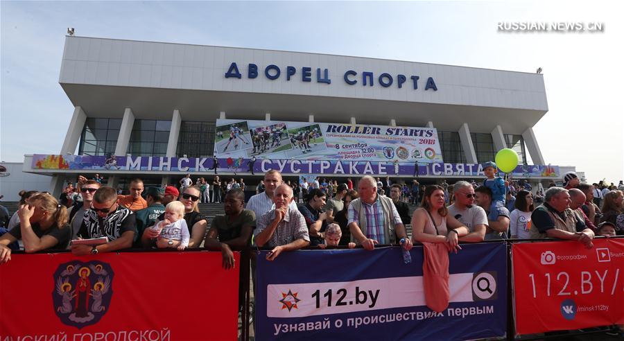 В Минске прошли международные соревнования "Сильнейший пожарный-спасатель"