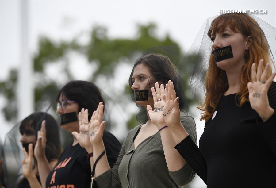 В Вашингтоне прошел протест против назначения Кавано на пост судьи Верховного суда