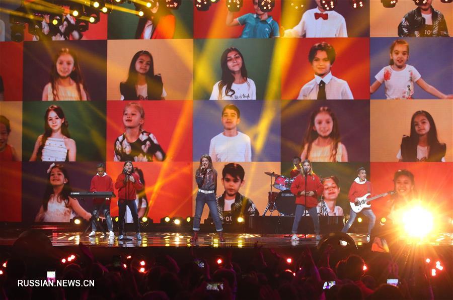 Генеральная репетиция участников международного детского конкурса песни "Евровидение-2018"