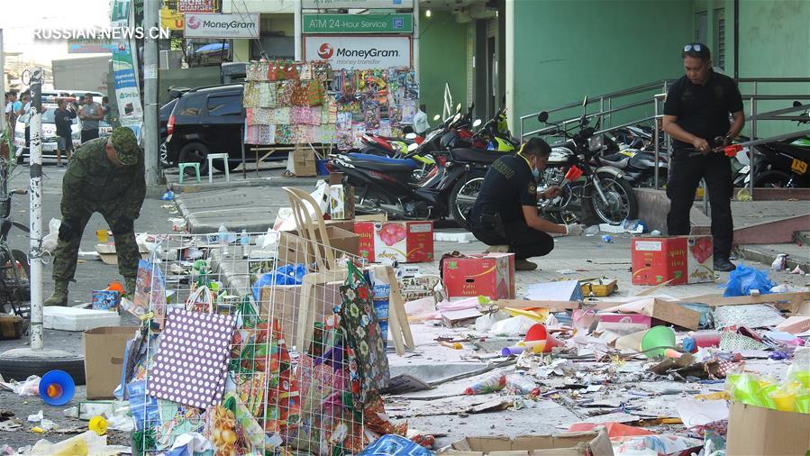 При взрыве на юге Филиппин  погибли два человека, еще 21 пострадал