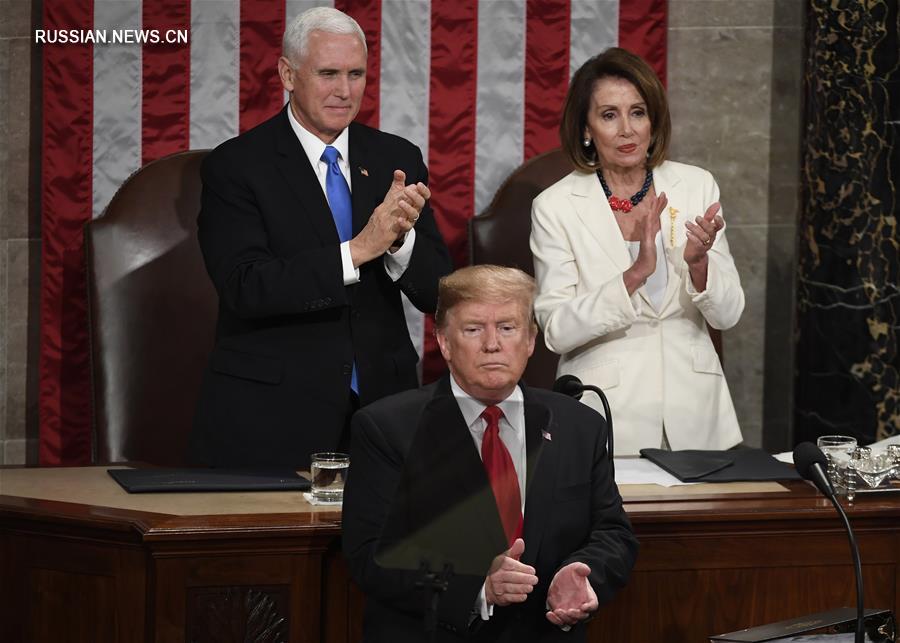 Президент США Дональд Трамп выступил с ежегодным посланием "О положении страны"
