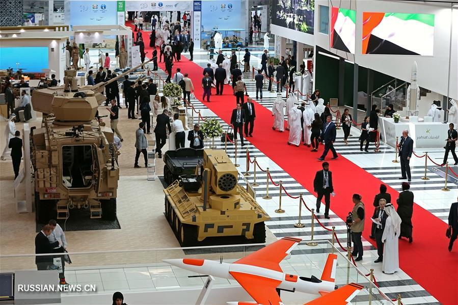 Открытие 14-й Международной оборонной выставки IDEX в Абу-Даби 