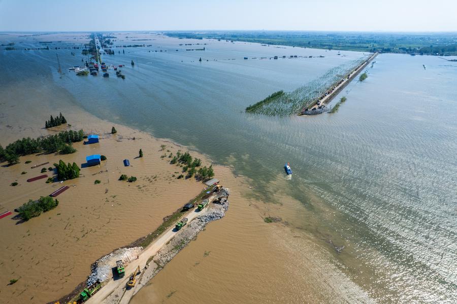 Il Ministero della Pubblica Sicurezza della Repubblica Popolare Cinese ha emesso istruzioni in merito al crollo della diga sul lago Dongting_Arabic.news.cn