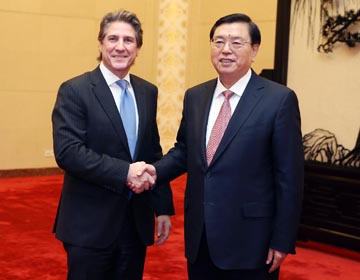 Чжан Дэцзян встретился с вице-президентом, председателем Сената Аргентины