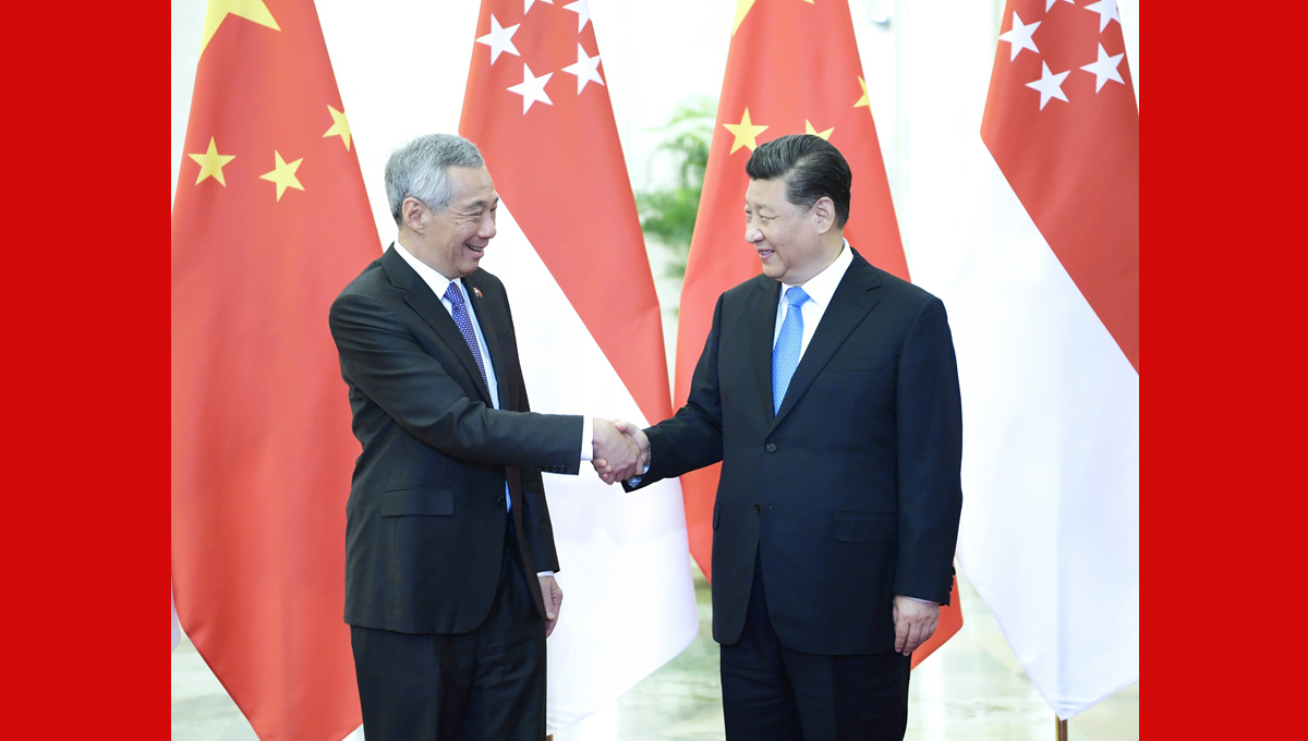 Си Цзиньпин встретился с премьер-министром Сингапура /более подробно/